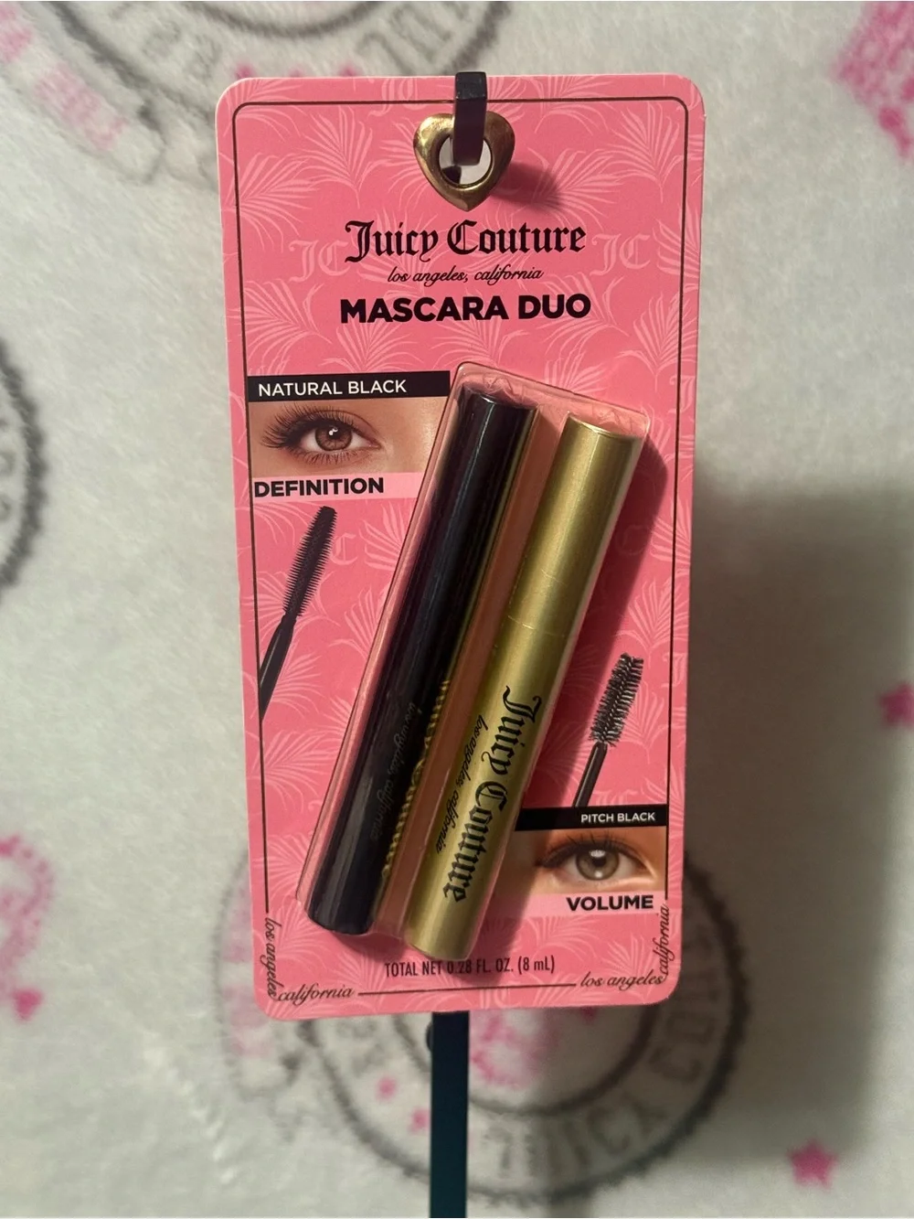 Juicy Couture Mascara Duo — Black & Gold Tubes
